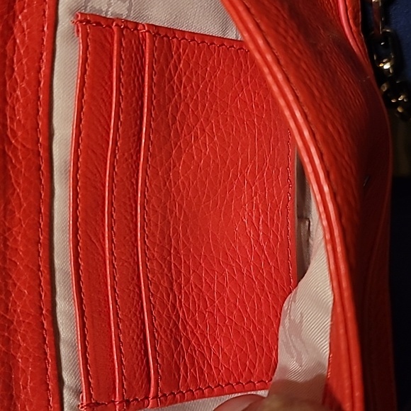 Tory Burch Cross Body Bag pebbled leather Red - Picture 8 of 10